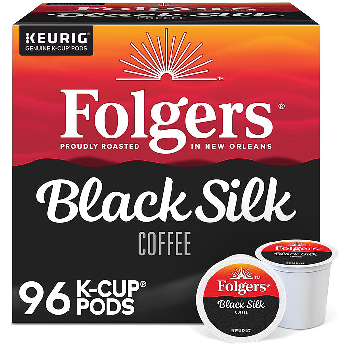 Folgers Black Silk K-Cups – 96ct