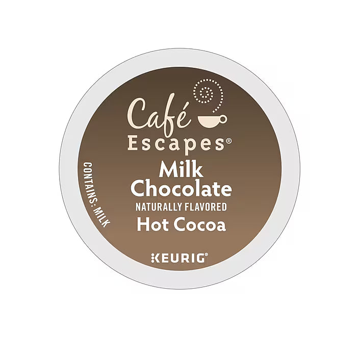 image Cafe Escapes Milk Chocolate Kcups - 96ct