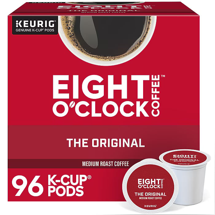 Eight O'Clock Original Kcups - 96ct