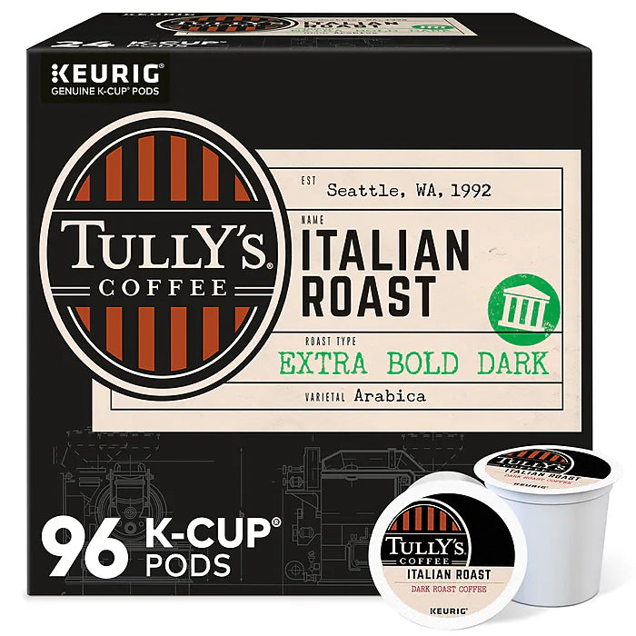 Tully's Italian Roast K-Cups – 96ct