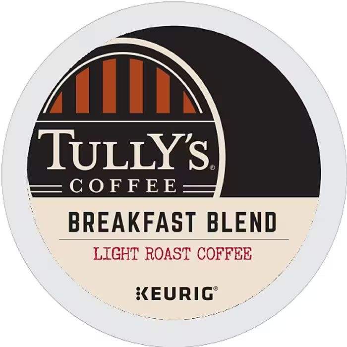 image Tully's Breakfast Blend Coffee Kcups - 96ctc