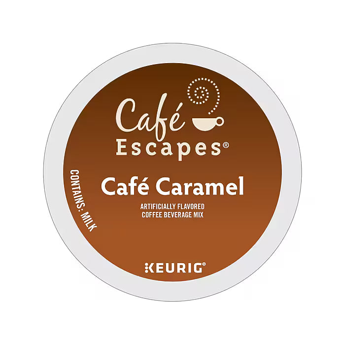 image Cafe Escapes Cafe Caramel Kcups - 96ct