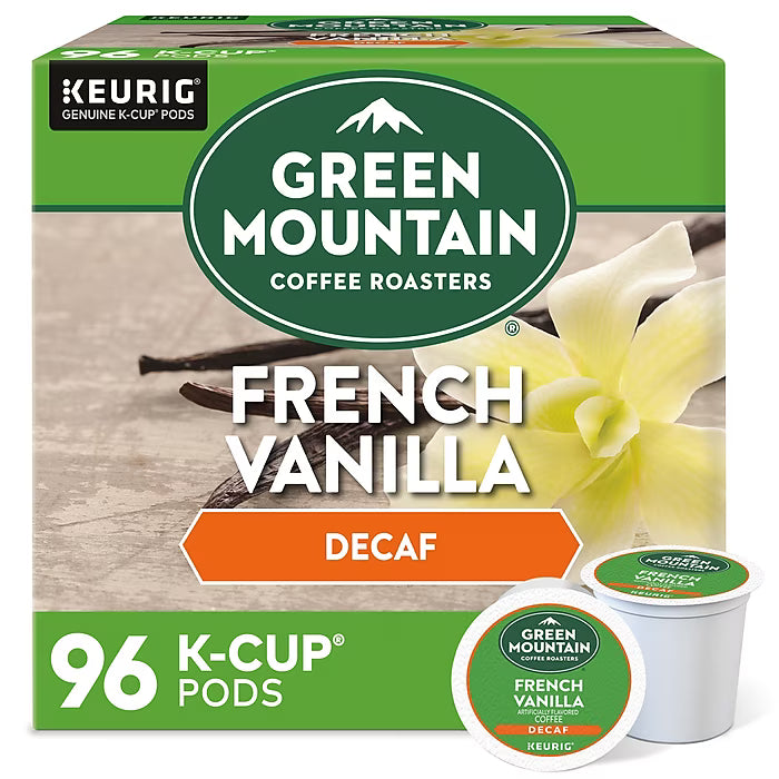 Green Mountain French Vanilla Decaf K-Cups (96ct)