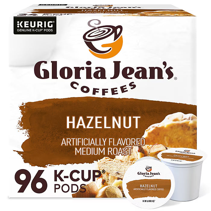 Gloria Jean's Hazelnut Kcups - 96ct