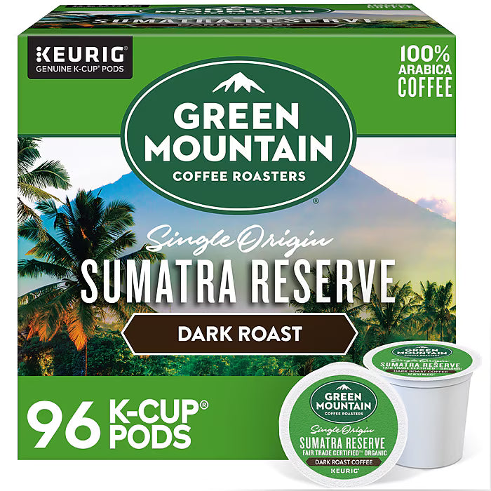 Green Mountain Sumatra Reserve K-Cups (96ct)