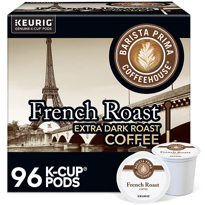 Barista Prima French Roast Coffee Kcups - 96ct