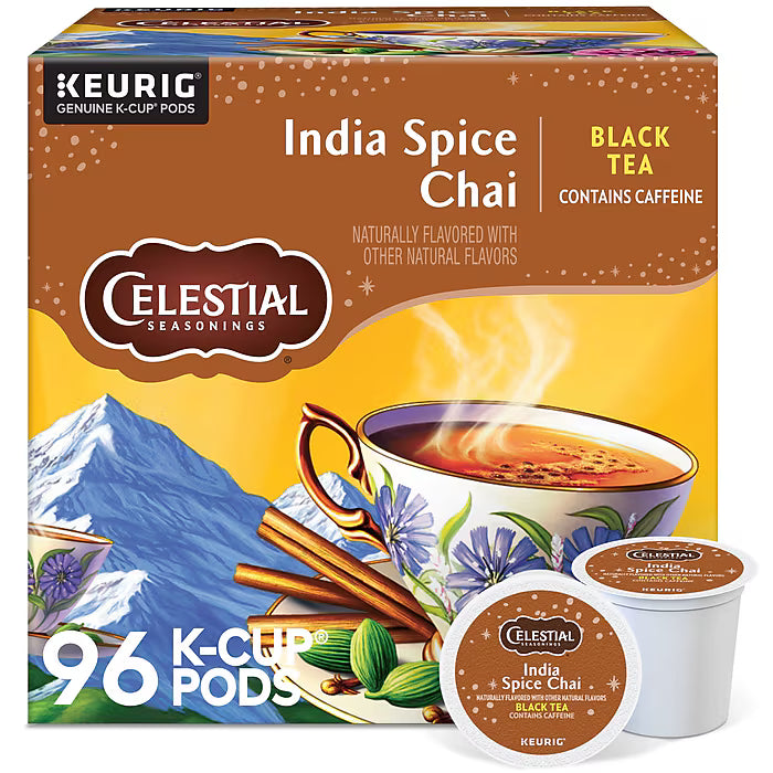Celestial India Spice Chai K-Cups (96ct) - Chai Depot
