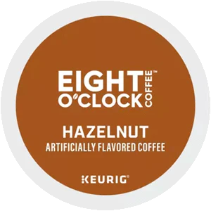 image Eight O'Clock Hazelnut Kcups - 96ct