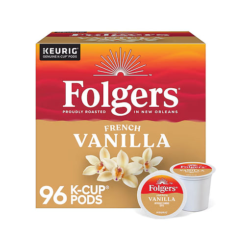 Folgers French Vanilla Kcups - 96ct - Chai Depot
