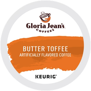 Gloria Jean's Butter Toffee K-Cups – 96ct