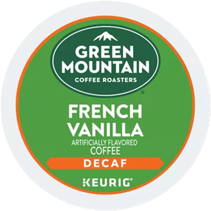 Green Mountain French Vanilla Decaf K-Cups (96ct)