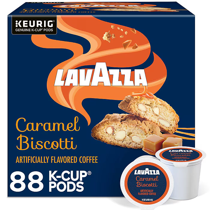 Lavazza Caramel Biscotti Coffee Kcups - 88ct