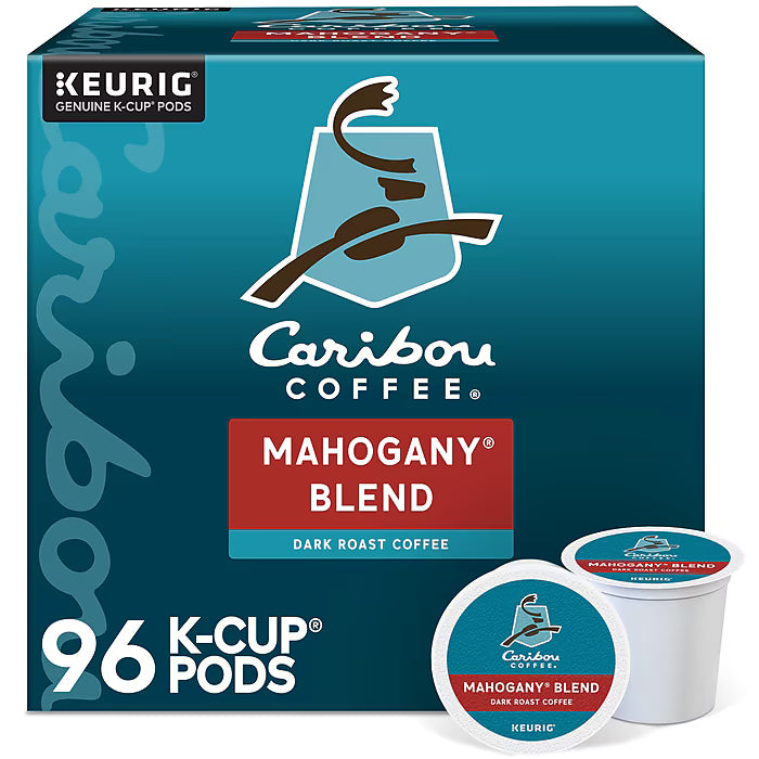 Caribou Mahogany Blend Kcups - 96ct