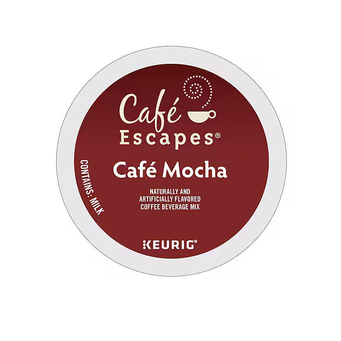 Cafe Escapes Cafe Mocha Kcups - 96ct