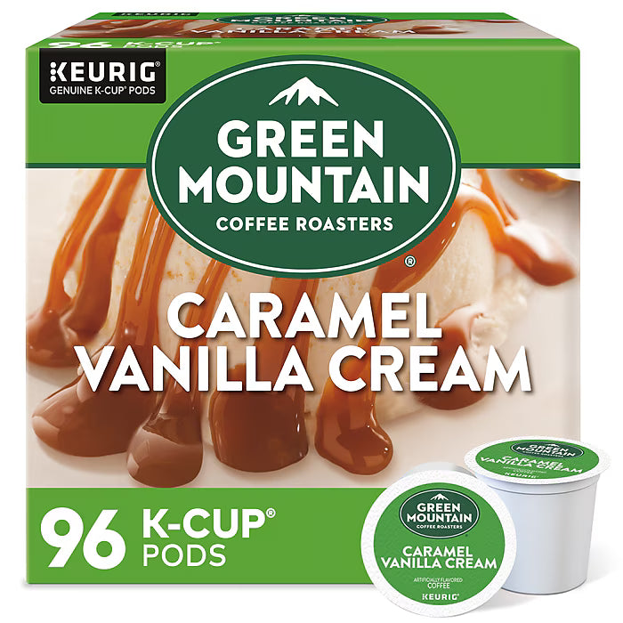 Green Mountain Caramel Vanilla Cream K-Cups (96ct)
