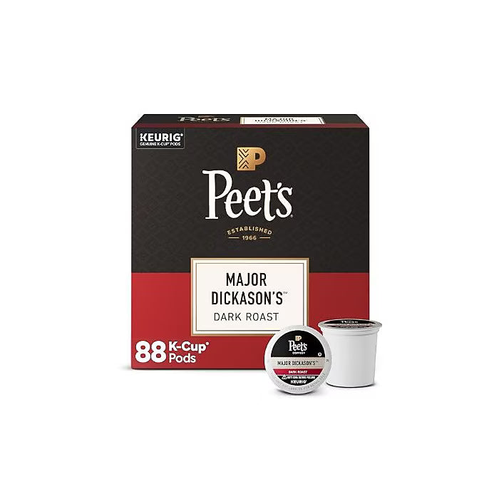 image Peet's Major Dickason's Blend Coffee Kcups - 88ct