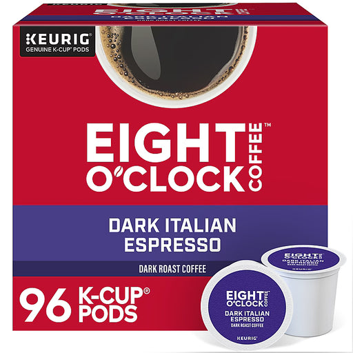 Eight O'Clock Dark Italian Espresso K-Cups – 96ct - Chai Depot