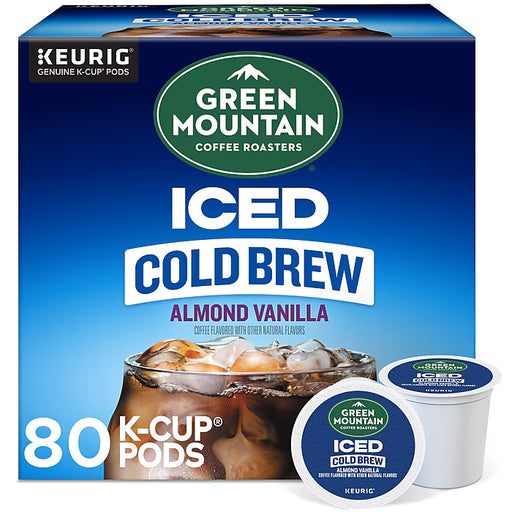 Green Mountain Almond Vanilla Cold Brew K-Cups (80ct) - Chai Depot