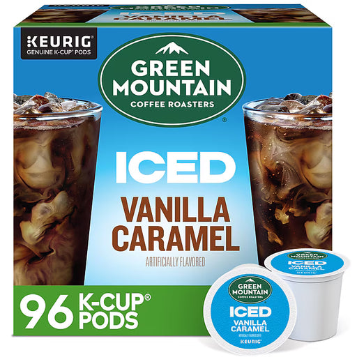 Green Mountain Vanilla Caramel Iced K-Cups (96ct) - Chai Depot