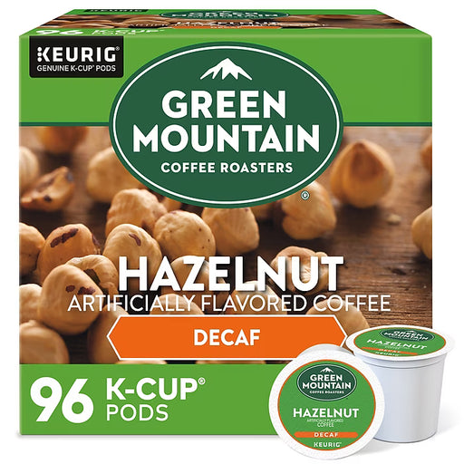 Green Mountain Hazelnut Decaf K-Cups – 96ct - Chai Depot