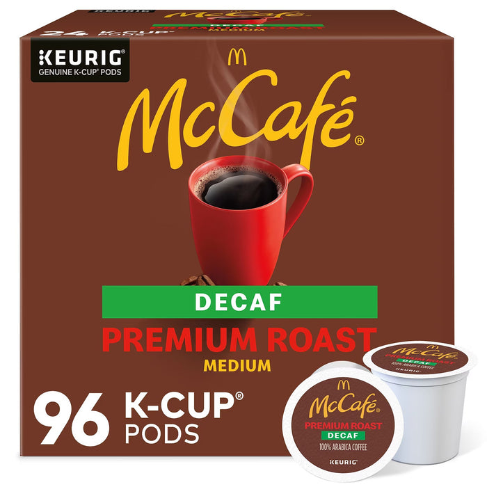 McCafe Premium Roast Decaf K-Cups – 96ct