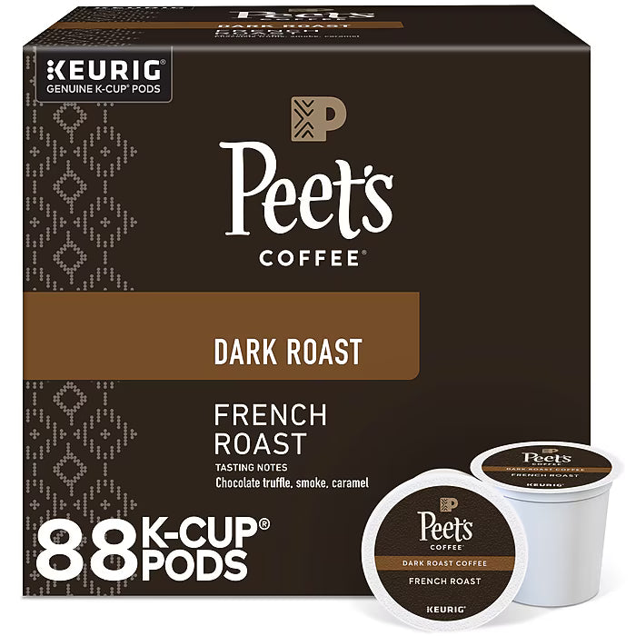 Peet's French Roast Coffee Kcups - 88ct