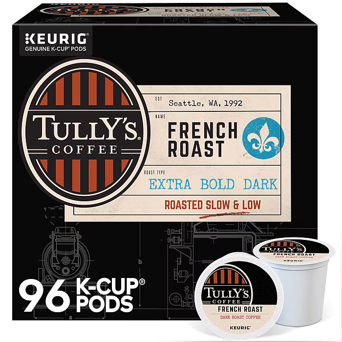 Tully's French Roast K-Cups – 96ct