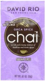 David Rio Sugar Free Chai Tea Single Serve Packets, Orca Spice, 12 Count