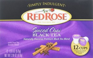 Red Rose Spiced Chai Tea K Cup Loose Leaf Cup