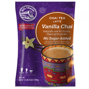 Big Train Vanilla (No Sugar Added) Chai Tea Latte Mix (3.5lbs bag)